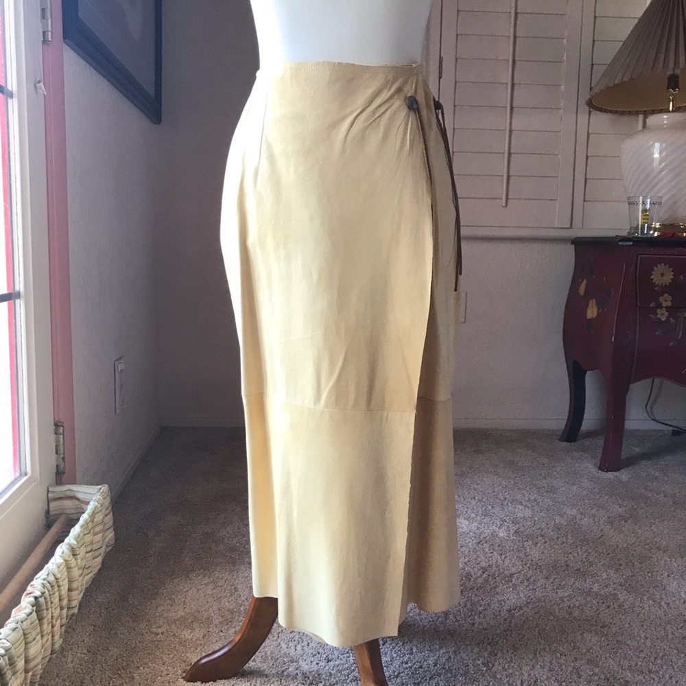 Ralph Lauren leather skirt